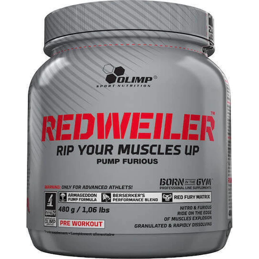 Olimp Sport Nutrition Redweiler Pre Workout Supplement 480gr Cola: цены и характеристики
