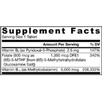 Jarrow Formulas Метил B-12 5000мкг + Метил Фолат 800мкг Витамин для здоровья нервов 60 жевательных таблеток: цены и характеристики