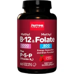 Jarrow Formulas Метил B-12 5000мкг + Метил Фолат 800мкг Витамин для здоровья нервов 60 жевательных таблеток: цены и характеристики