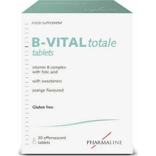 Pharmaline B-Vital Комплекс вітамінів для зміцнення енергії, імунітету та нервової системи 20 табл.