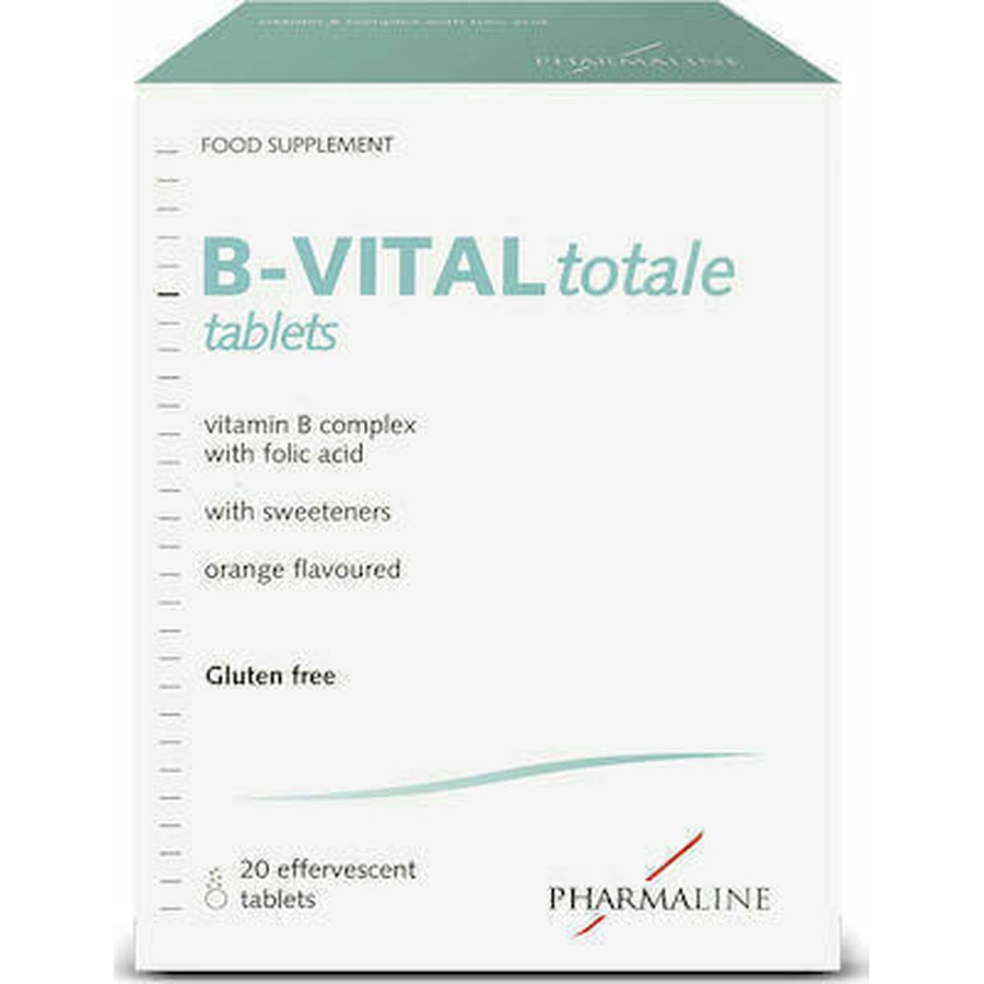 Pharmaline B-Vital Комплекс вітамінів для зміцнення енергії, імунітету та нервової системи 20 табл.: ціни та характеристики
