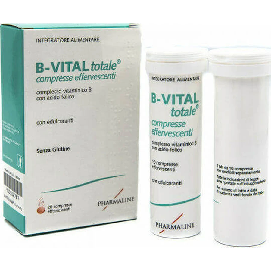 Pharmaline B-Vital Комплекс вітамінів для зміцнення енергії, імунітету та нервової системи 20 табл.: ціни та характеристики