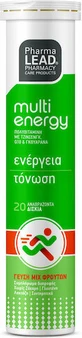 Pharmalead Multi Energy Енергетичний мультивітамінний фруктовий мікс Фруктовий мікс 20 табл. еф.