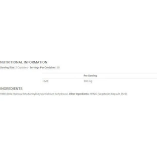 Applied Nutrition HMB 500 мг предтренировочная добавка 120 капс