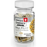 Swiss Energy Multivit Мультивітамінний комплекс для підвищення енергії та імунітету 30 капс.