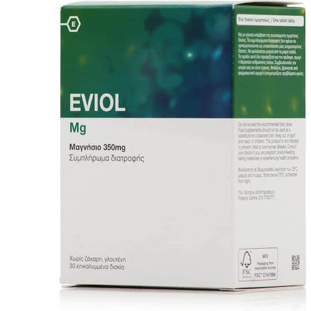 Eviol Mg Магній 350 мг 30 капсул: ціни та характеристики