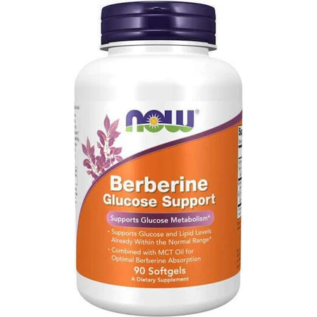 Now Foods Berberine Glucose Support 90 м'яких гелів: ціни та характеристики