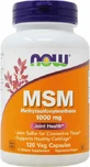 Now Foods Msm 1000 мг добавка для здоров'я суглобів та кісток 120 рослинних капсул