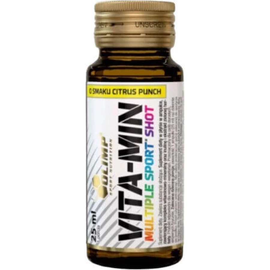 Olimp Sport Nutrition Vita-Min Multiple Sport Мультивитамины для энергии и нервной системы Цитрусовый пунш 9 x 25 мл: цены и характеристики