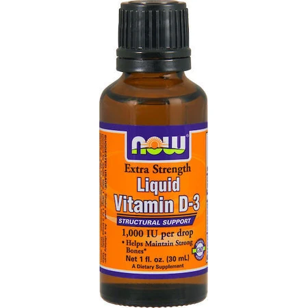 Now Foods Жидкий витамин D-3 для поддержки иммунитета и здоровья яиц 1000iu 30 мл: цены и характеристики