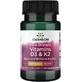 Swanson Extra Strength Vitamins D3 & K2 Вітаміни для зміцнення імунної системи та здоров'я яєць 60 рослинних капсул
