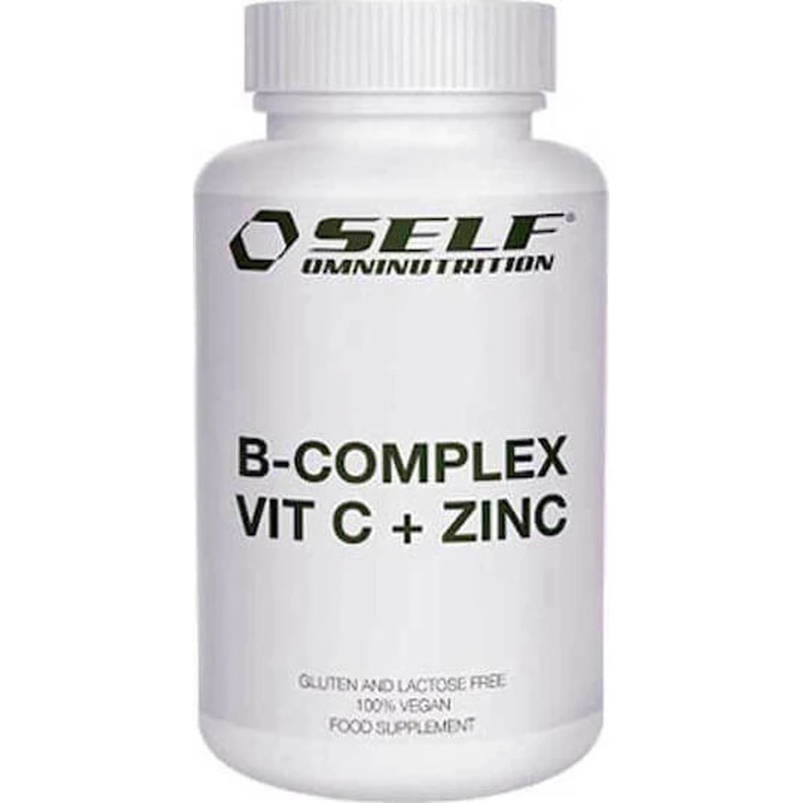 Self Omninutrition B Complex Вітамін С + Цинк Мультивітамінний комплекс для зміцнення енергії та імунної системи 60 капс.: ціни та характеристики