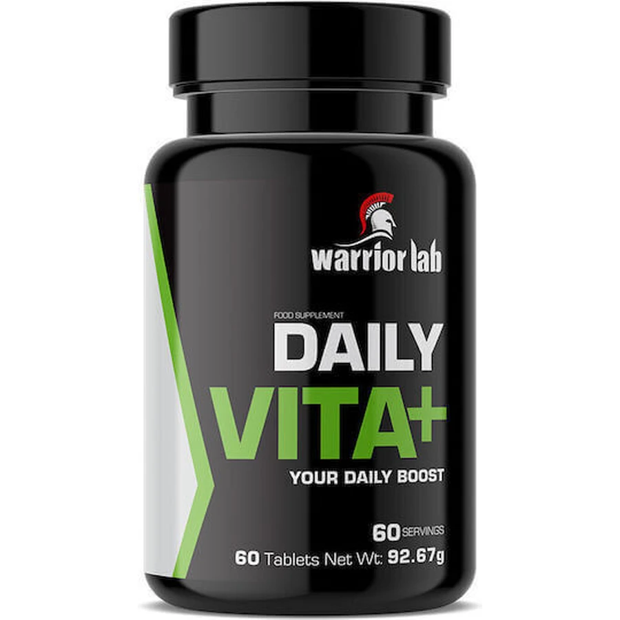 Полівітамінний комплекс Warrior Lab Daily Vita+ для енергії, імунної системи та зміцнення шкіри 60 таблеток: ціни та характеристики