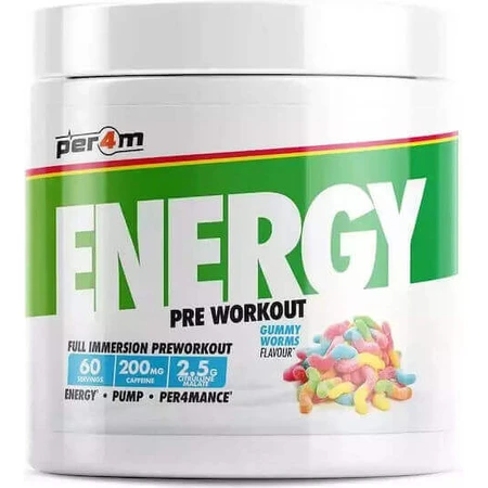 Per4m Energy Supplement Pre Workout 390gr Gummy Worms: цены и характеристики