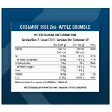 Applied Nutrition Cream Of Rice Food Supplement Special 2000gr Apple Crumble