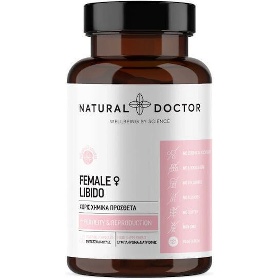 Спеціальна харчова добавка для жіночого лібідо Natural Doctor 60 капсул Natural - Натуральна: ціни та характеристики
