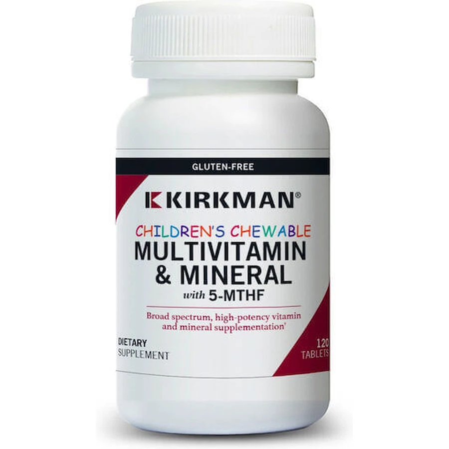 Kirkman Children's Chewable Multi-Vitamin/Mineral Multivitamin 120 Tablets: цены и характеристики