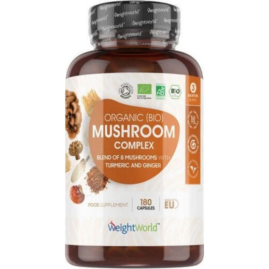 WeightWorld Органічний грибний комплекс 180 капс.: ціни та характеристики