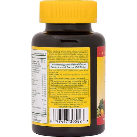 Nature's Plus Source Of Life Mini Energy Multivitamin 90 таблеток: ціни та характеристики