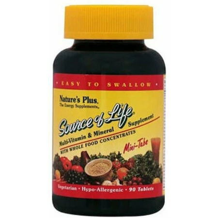 Nature's Plus Source Of Life Mini Energy Multivitamin 90 таблеток: ціни та характеристики