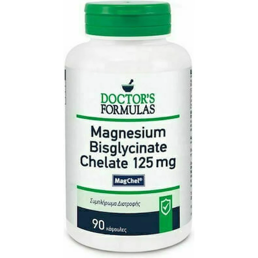 Doctor's Formulas Магній бісгліцинат хелат 125 мг 90 капсул: ціни та характеристики