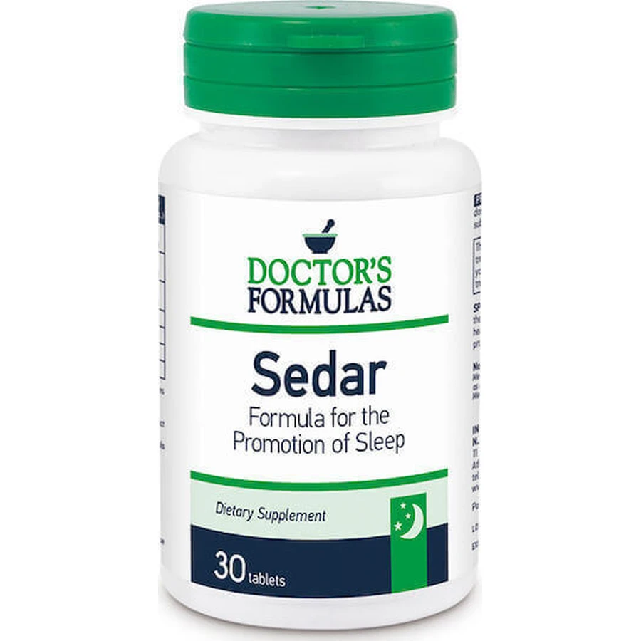 Doctor's Formulas Sedar Sleep Supplement 30 tabs: цены и характеристики