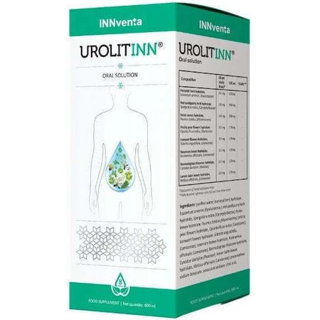 Спеціальна харчова добавка Innventa Urolitinn 600мл: ціни та характеристики