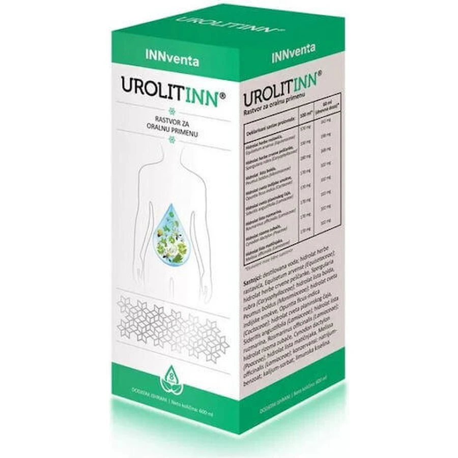 Спеціальна харчова добавка Innventa Urolitinn 600мл: ціни та характеристики