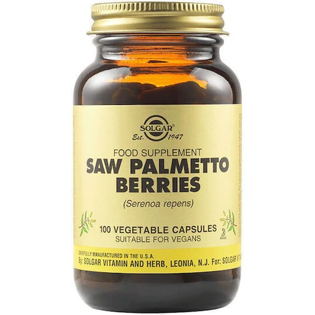 Solgar Saw Palmetto Ягоди 520 мг 100 капс.: ціни та характеристики