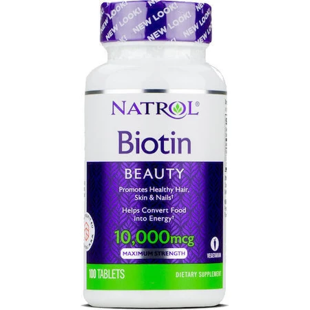 Natrol Биотин витамин для волос, кожи и ногтей 10000 мкг 100 капс: цены и характеристики