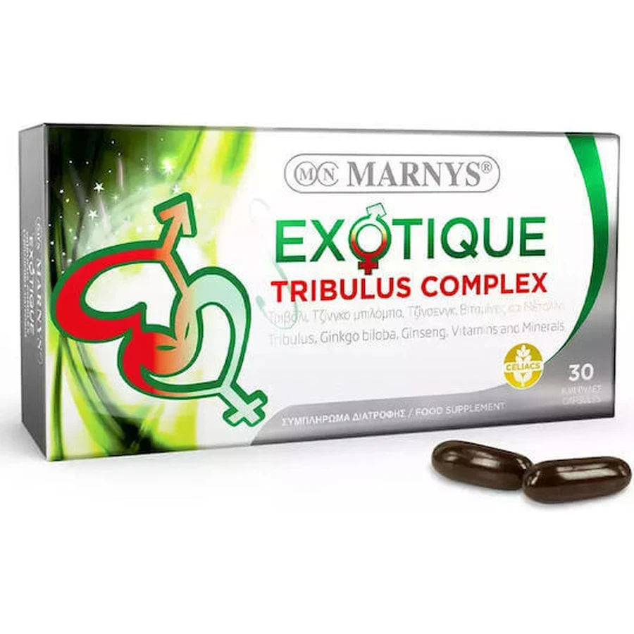 Marnys Exotique Tribulus Complex Sexual Performance & Fertility Libido & Testosterone Boosting Supplement 30 softgels: цены и характеристики