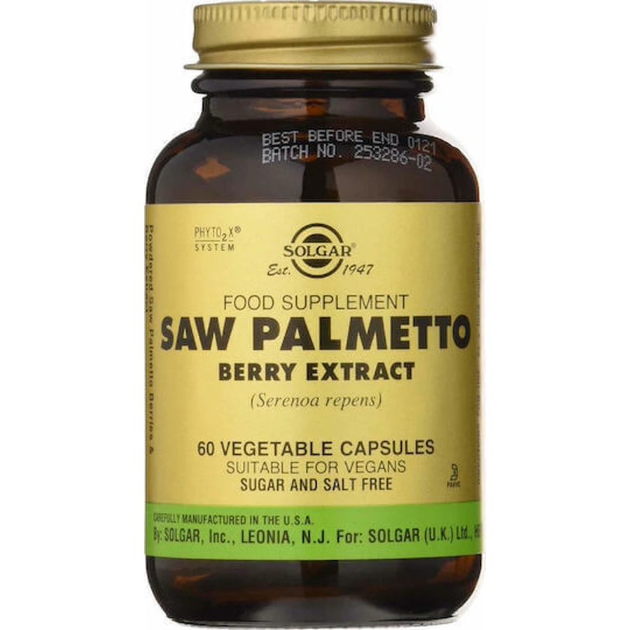 Solgar Екстракт ягід Saw Palmetto 60 капс.: ціни та характеристики