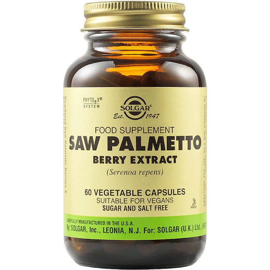 Solgar Екстракт ягід Saw Palmetto 60 капс.: ціни та характеристики