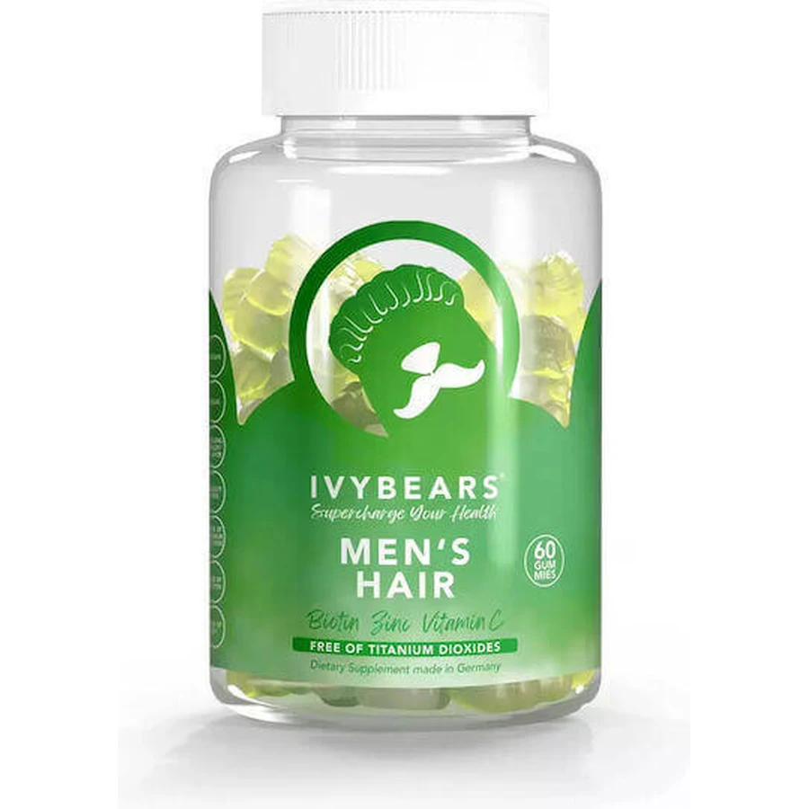 IvyBears Мужская диетическая добавка для волос Специальная 60 желейных конфет: цены и характеристики