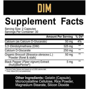 Rich Piana 5% Nutrition Dim Спеціальна дієтична добавка 60 капс.