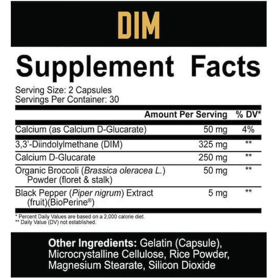 Rich Piana 5% Nutrition Dim Спеціальна дієтична добавка 60 капс.: ціни та характеристики