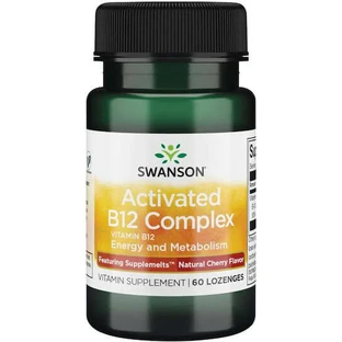 Swanson Активированный витаминный комплекс B12 для естественного здоровья нервной системы - натуральный 60 таблеток