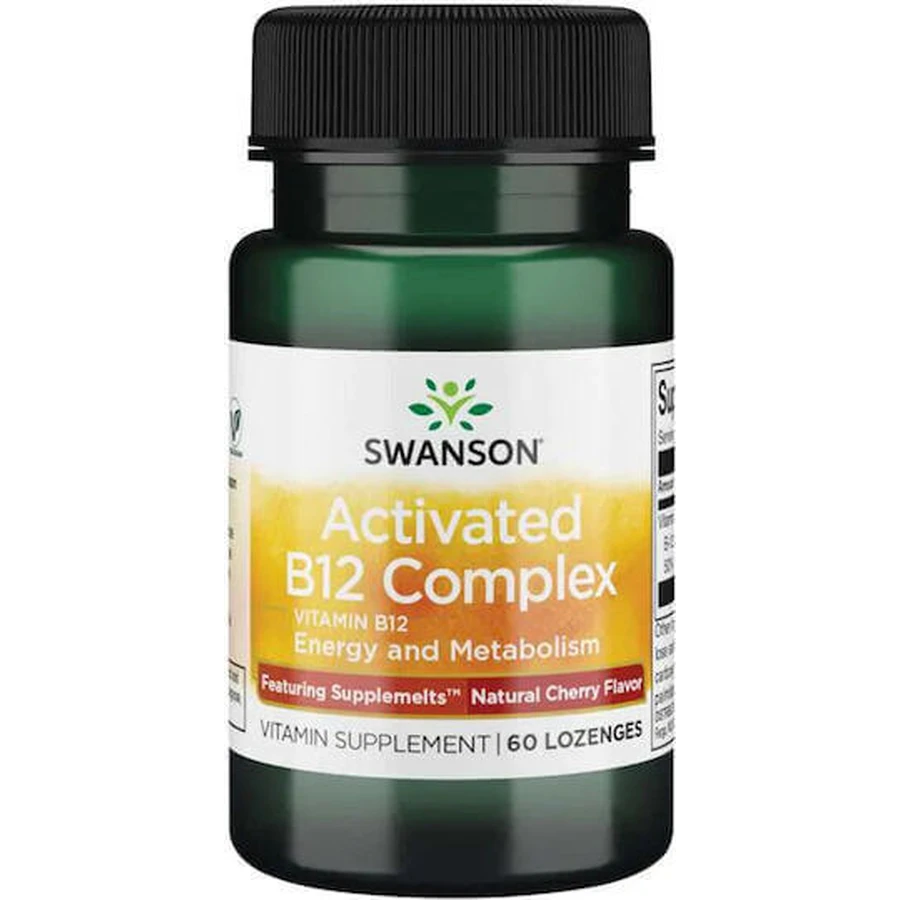 Swanson Активированный витаминный комплекс B12 для естественного здоровья нервной системы - натуральный 60 таблеток: цены и характеристики