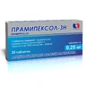 Праміпексол-зн табл. 0,25 мг блістер №30