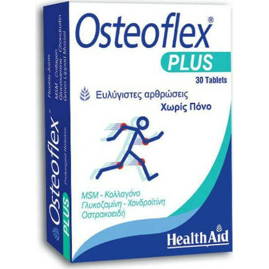 Health Aid Osteoflex Plus Joint & Bone Health Supplement 30 tabs: цены и характеристики