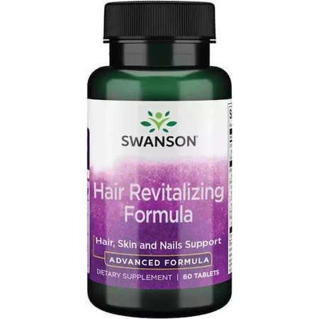 Спеціальна харчова добавка Swanson Hair Revitalizing Formula 60 таб.: ціни та характеристики