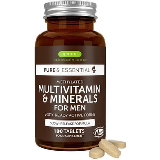 iGennus Multivitamin & Minerals Полівітамінний комплекс для енергії та нервової системи 180 таблеток
