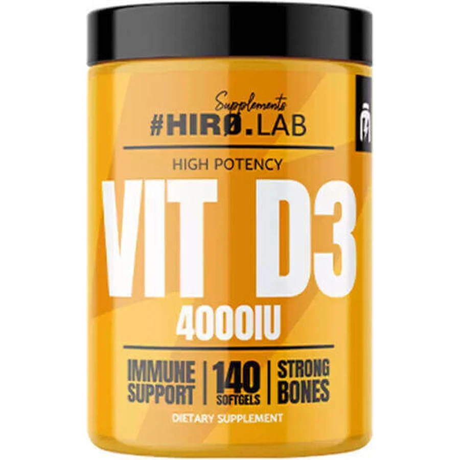 Hiro.Lab Витамин D3 для укрепления иммунной системы и здоровья яиц 4000iu 140 софтгелей: цены и характеристики