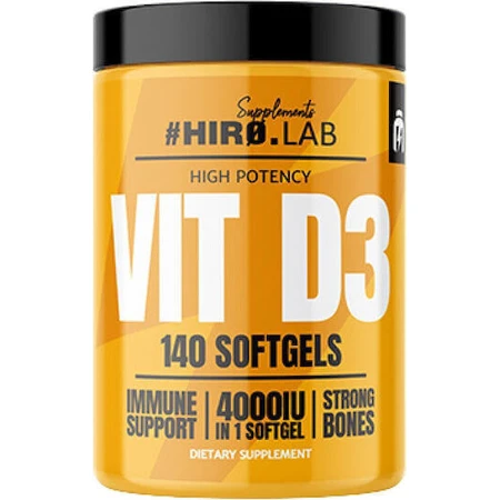 Hiro.Lab Витамин D3 для укрепления иммунной системы и здоровья яиц 4000iu 140 софтгелей: цены и характеристики