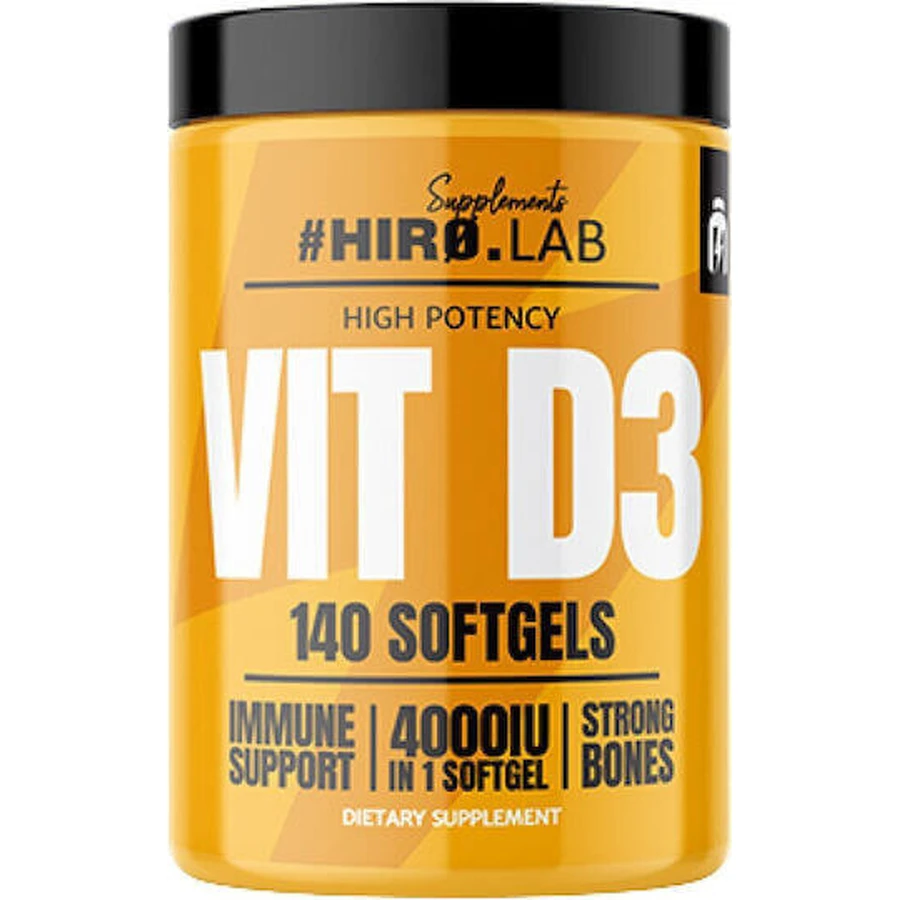 Hiro.Lab Витамин D3 для укрепления иммунной системы и здоровья яиц 4000iu 140 софтгелей: цены и характеристики