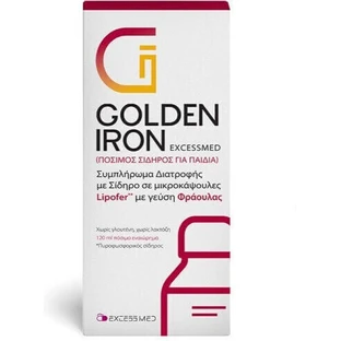 Excess Med Med Golden Iron Kids 120мл Полуниця