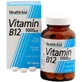Health Aid B12 100 таблеток Вітамін для здоров'я нервової системи 1000мкг 100 таблеток