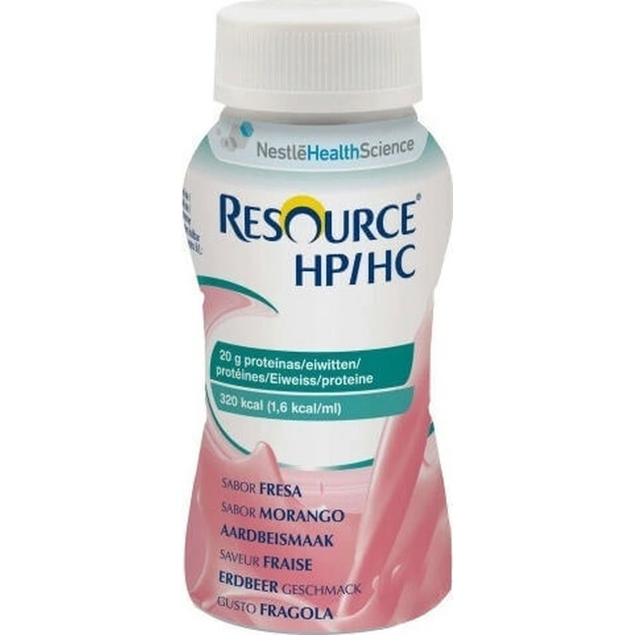 Nestle Resource HP/HC Спеціальна харчова добавка 200мл Полуниця: ціни та характеристики