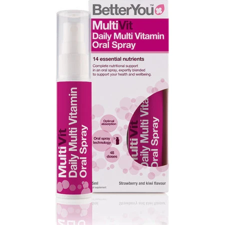Мультивітамінний комплекс BetterYou Multi Vit Мультивітамінний комплекс для підвищення енергії та імунітету 25мл: ціни та характеристики