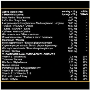 RealPharm Behemoth Behemoth Pre-Workout 500gr Orange